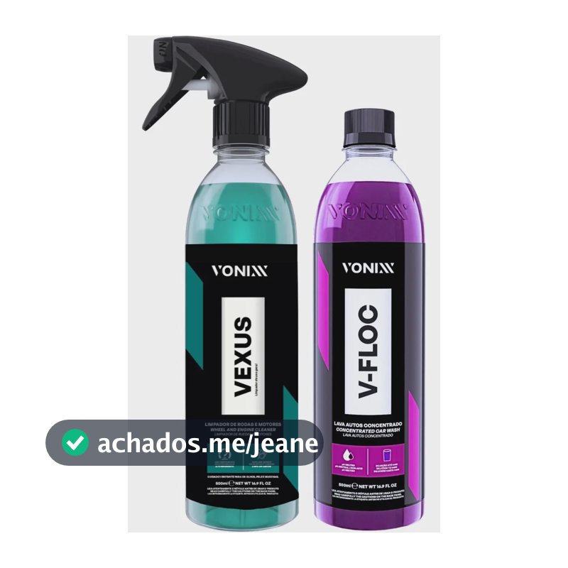 Vexus Limpador Desengraxante + Shampoo V-floc 500ml Vonixx