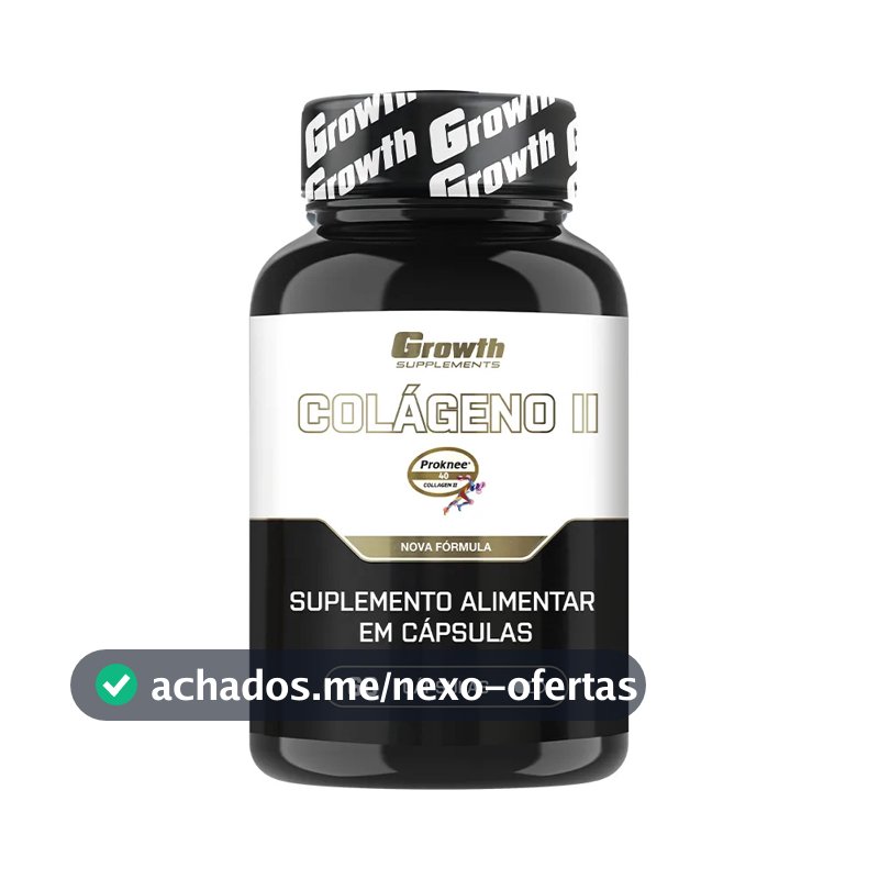 Colágeno Tipo 2 60 cáps. Growth Supplements