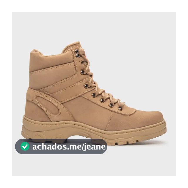 Bota Coturno Masculino Militar Design Robusto E Confortável