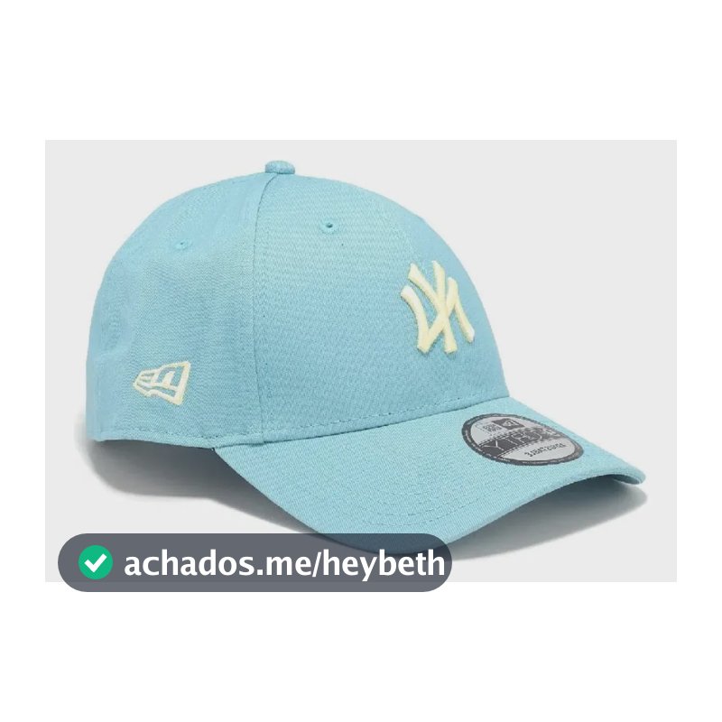 Boné New Era 9forty Strapback New York Yankees Azul Único Lisa