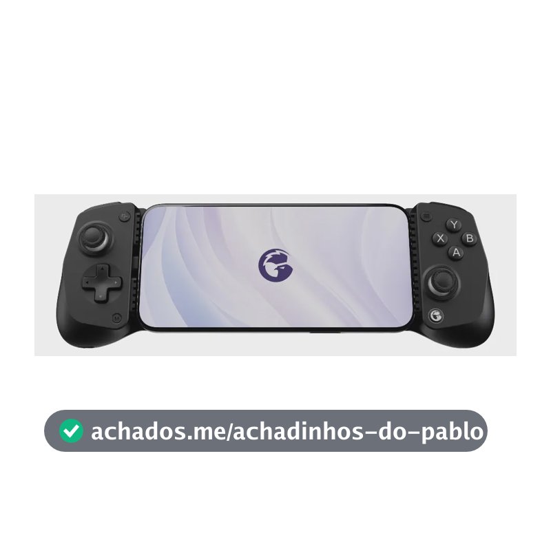 Controle Gamepad GameSir X5 Lite USB-C Android iPhone 15/16 Mobile Hall Effect Turbo Leve Preto