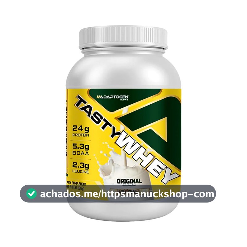 Proteína Adaptogen Science Tasty Whey Gourmet em pó Sem sabor x 900g