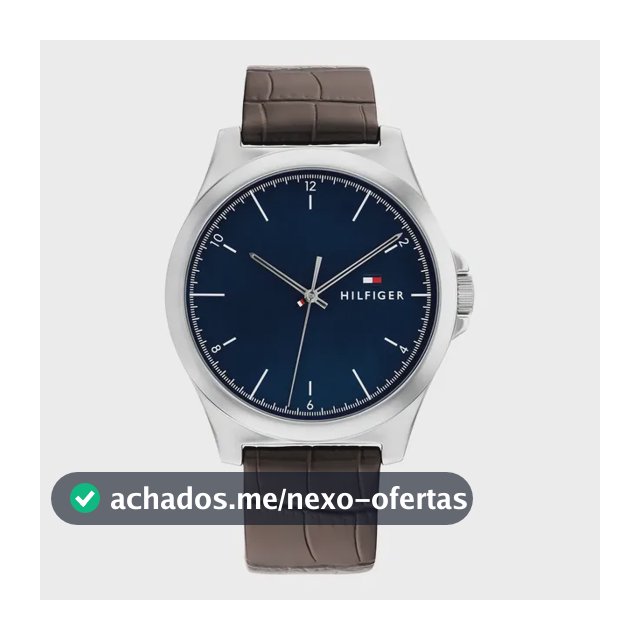 Relógio de couro masculino Tommy Hilfiger 1710549