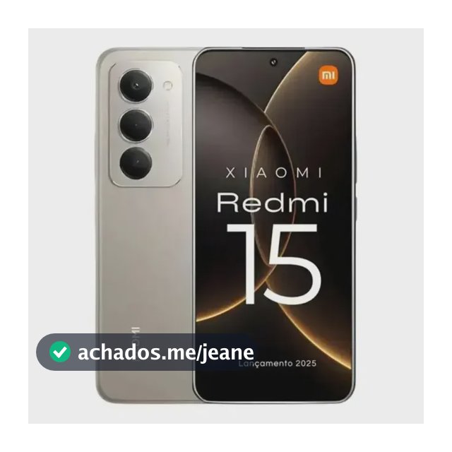 Xiaomi Redmi 15 Dual Sim 16ram/256gb 2025 Top 1 Cinza Titan