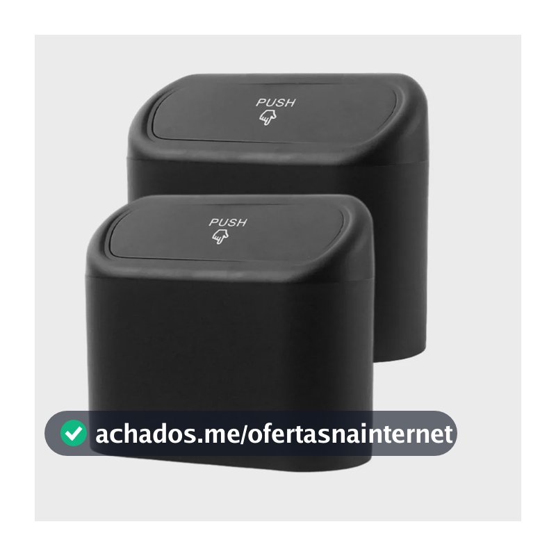 2 Peças Lixeira Automotiva 2 em 1 Porta Treco Impermeável, Universal para Carro e Uber, Presente