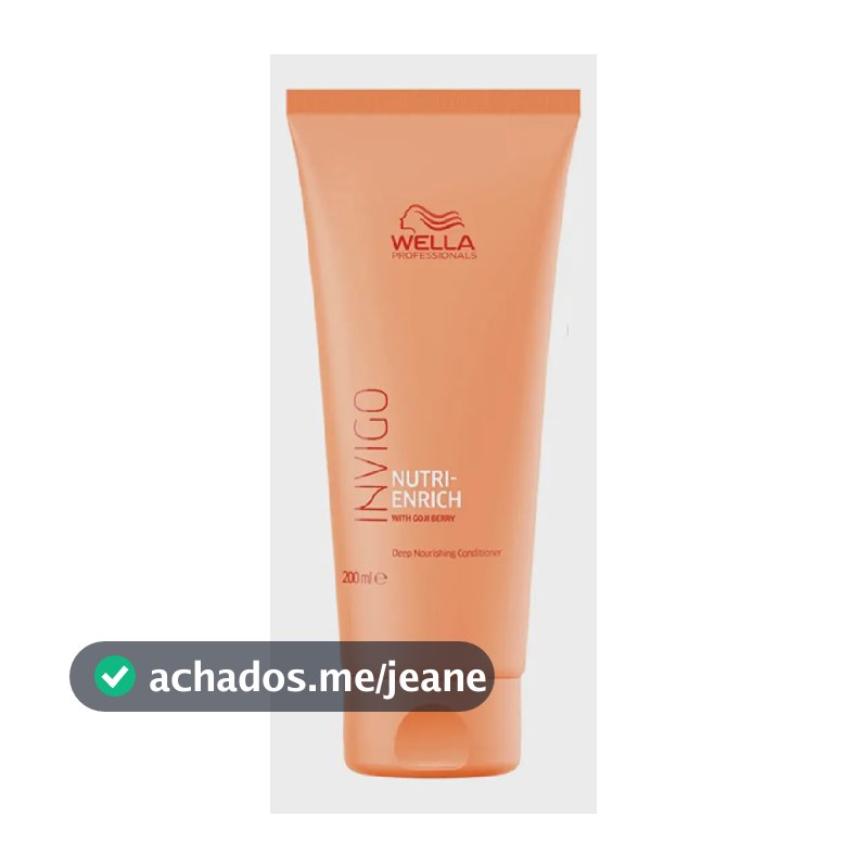 Condicionador Invigo Nutri Enrich 200ml Wella Professionals