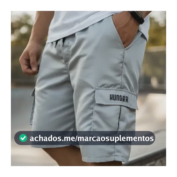 Bermudas Cargo Corta Vento Verão Masculina 5 Bolsos Skate