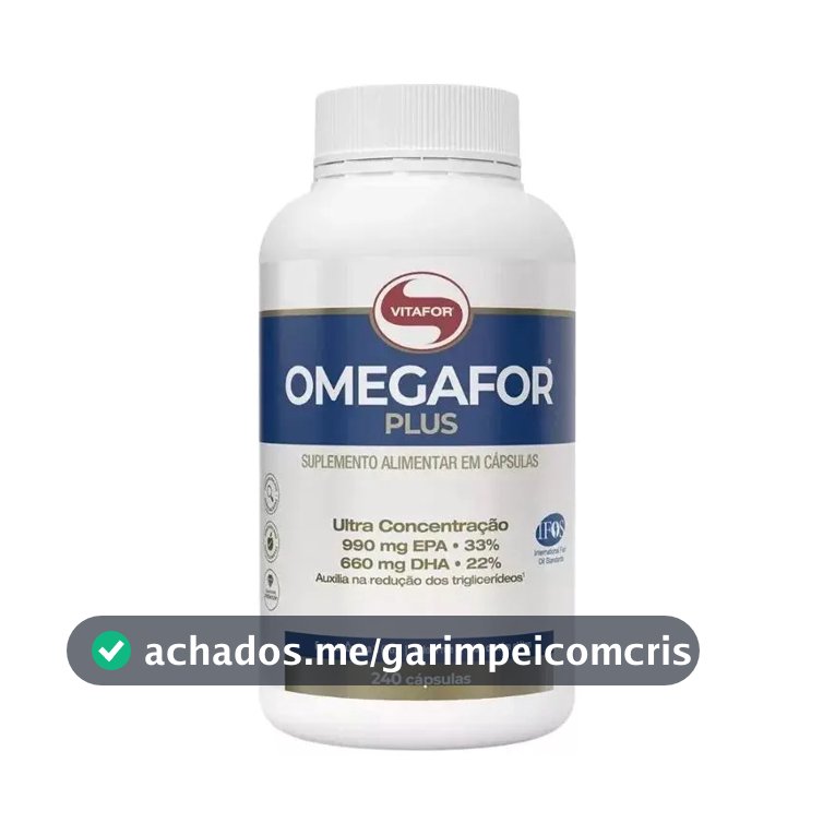 Omega 3 Omegafor Plus 240caps Concentrado Vitafor