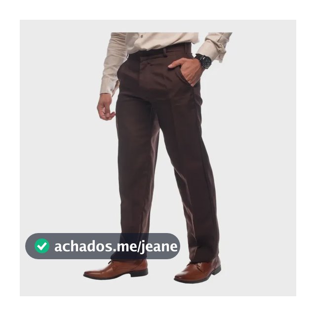 Calça Social Masculina Oxford Tradicional Tecido Plus Size
