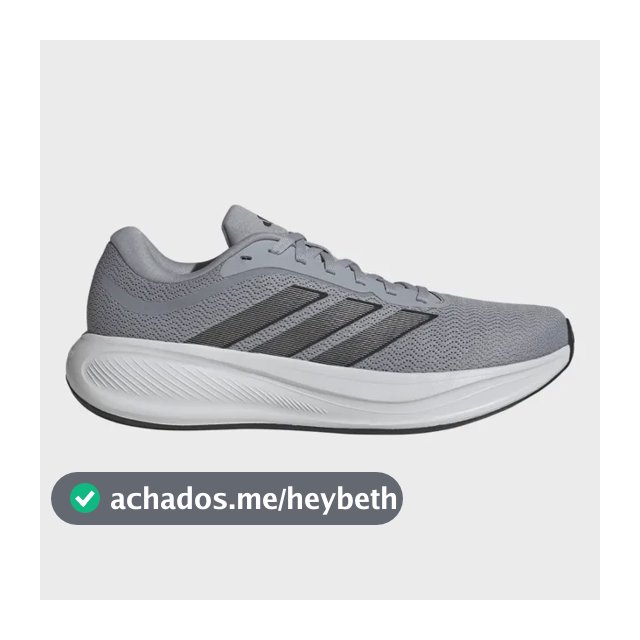 Tênis Masculino Response Runner 2 adidas Cinza Liso 40 Br