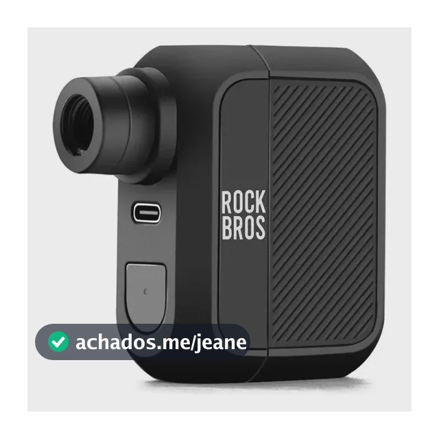 Mini Bomba Elétrica Rockbros, 100 Psi, Usb-c, Presta/schrade