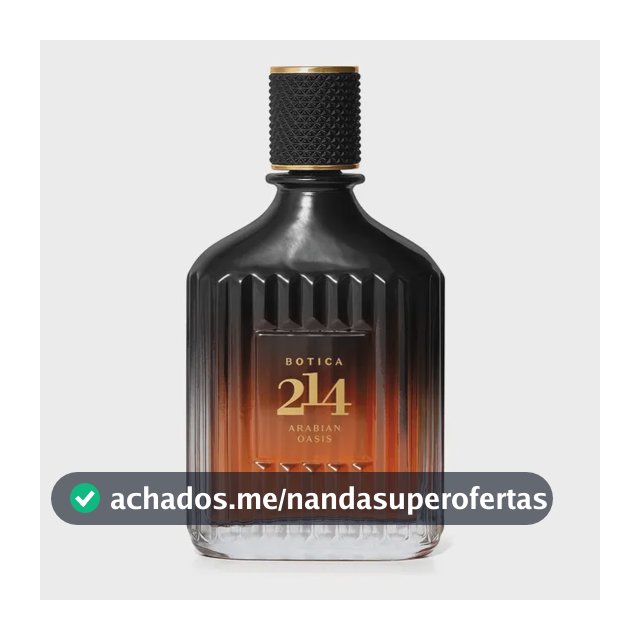 Botica 214 Arabian Oasis Edp Masculino - Boticário 90ml