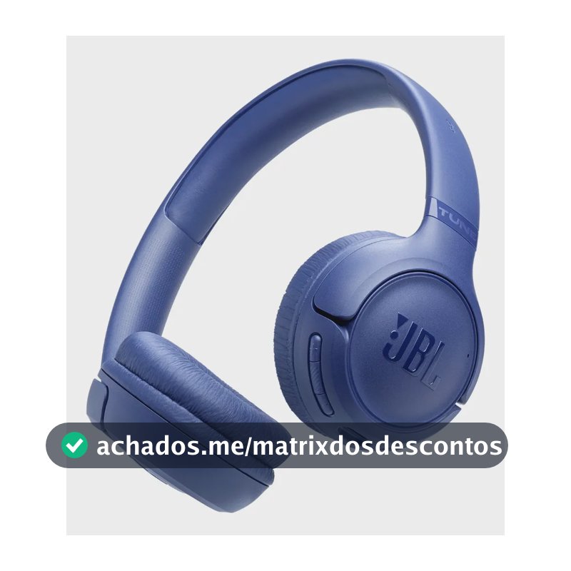 Fone De Ouvido Bluetooth Sem Fio Tune 530 Jbl - Azul Azul