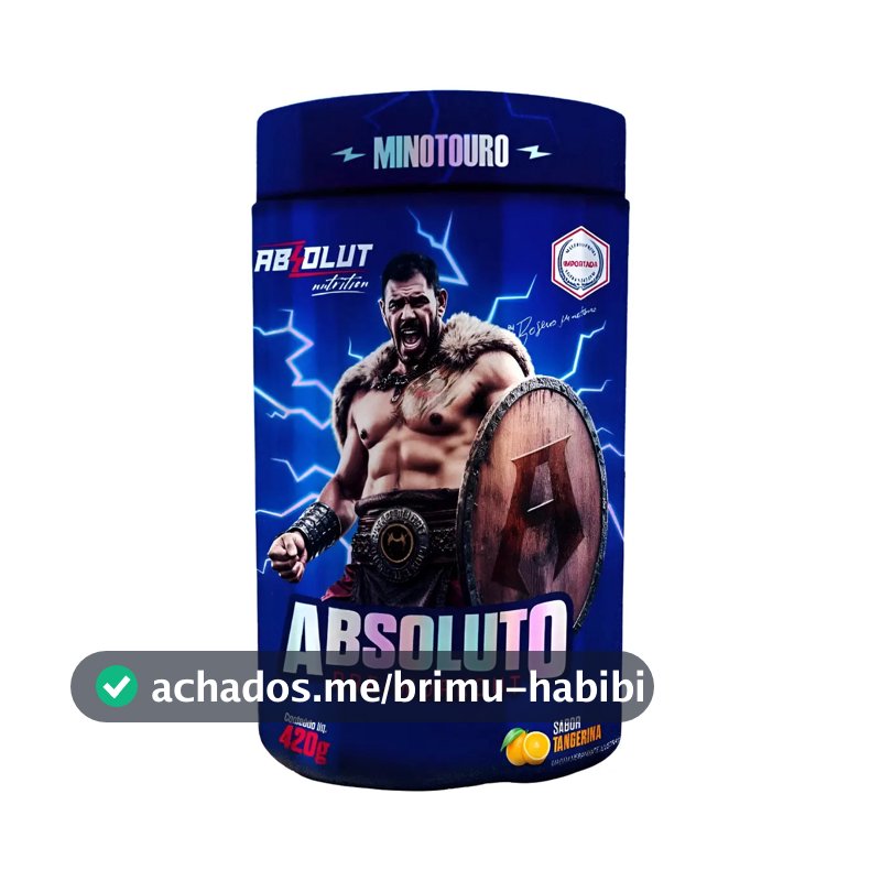 Pre Treino Absoluto Pote C/420g Tangerina Absolut Nutrition