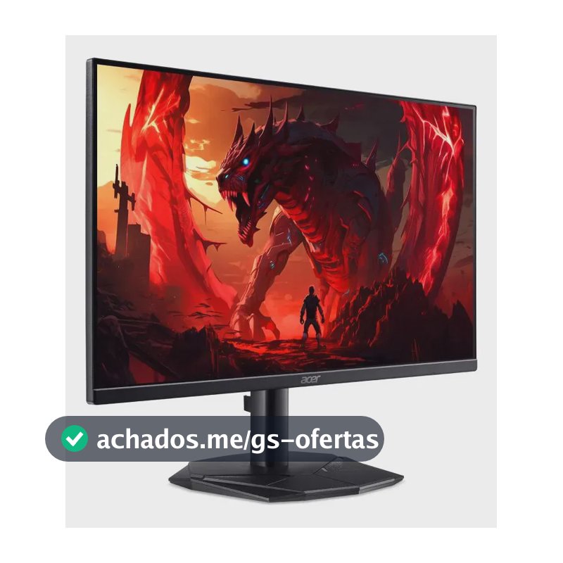 Acer Nitro Kg270 P0bi 27  Preto Full Hd 144hz Preto 127/220v