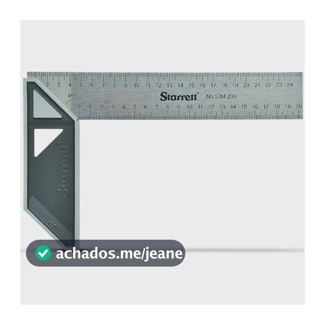 Esquadro Em Aço Para Carpinteiro 14  Starrett