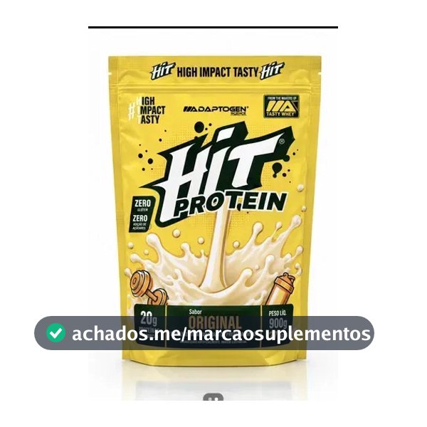 Whey Hit Protein Adaptogen 900g Sabor Original