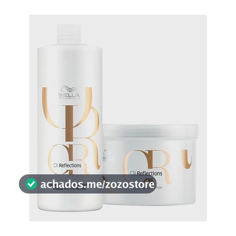 Kit Wella Professionals Oil Reflections Shampoo E Máscara