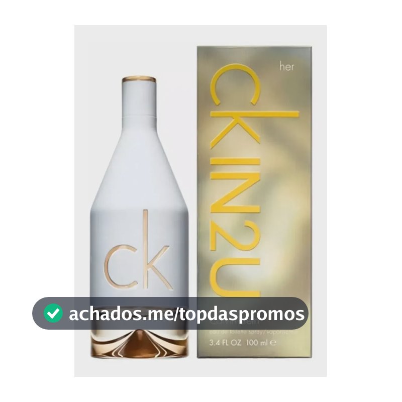 Perfume CK IN2U EDT Feminino 100ml Calvin Klein