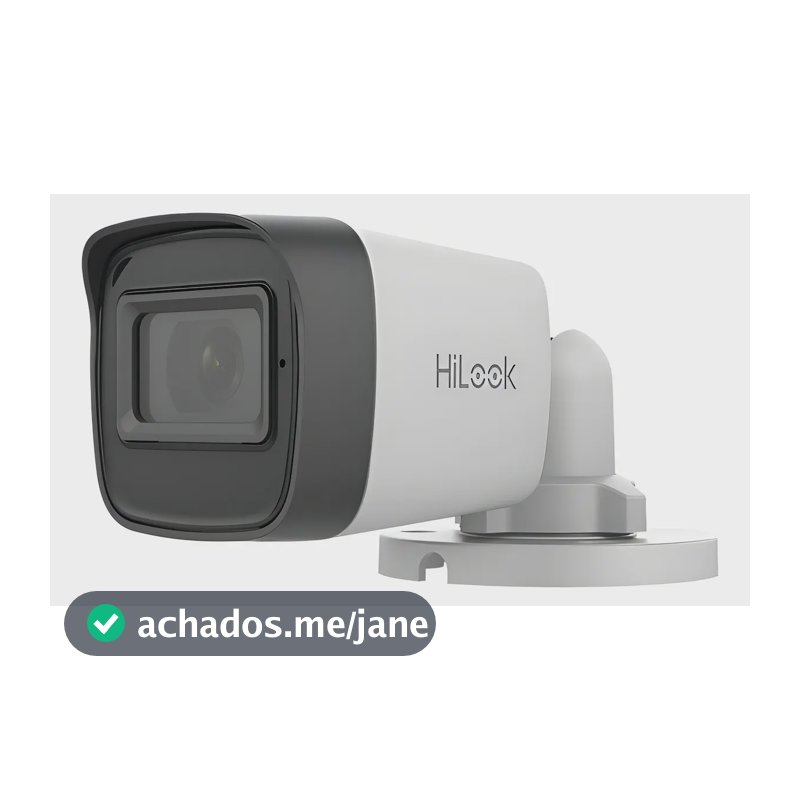 Câmera Bullet 1080p 25m 2.8mm Thc-b120-pic Hilook Hikvision Branco