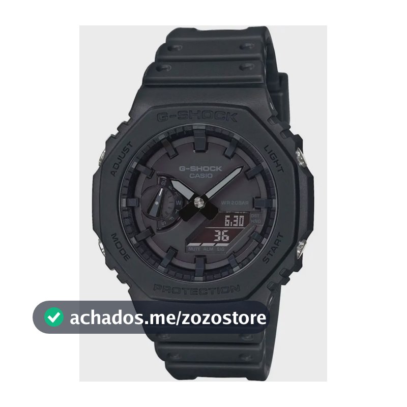 Relógio Casio G-Shock Masculino Carbon GA-2100-1A1DR Preto