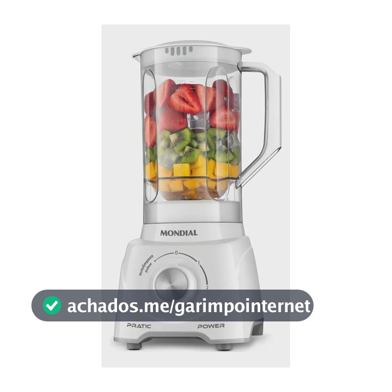 Liquidificador Pratic Power Mondial 550W - L-97-W