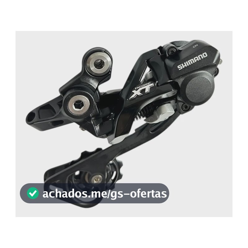 Câmbio Traseiro Shimano Deore Xt Rd-m786 Sgs 10v Shadow Rd+ Preto