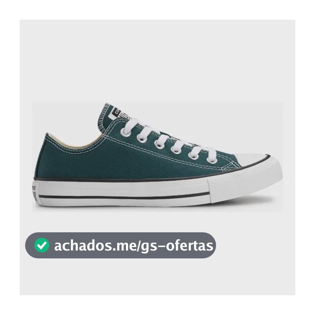 Tênis Converse Sem Gênero Taylor Ct0420 Curto T Verde Esmeralda 01/branco/branco Liso 38 Br