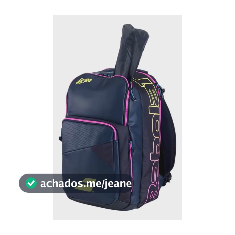 Mochila Babolat Pure Aero Rafa Cor Preto