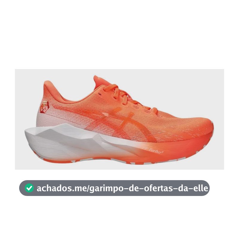 Tênis Asics Novablast 6 Tenka Laranja Lisa 37 Br