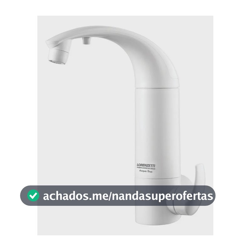 Purificador de Água Lorenzetti Acqua Due Parede Branco