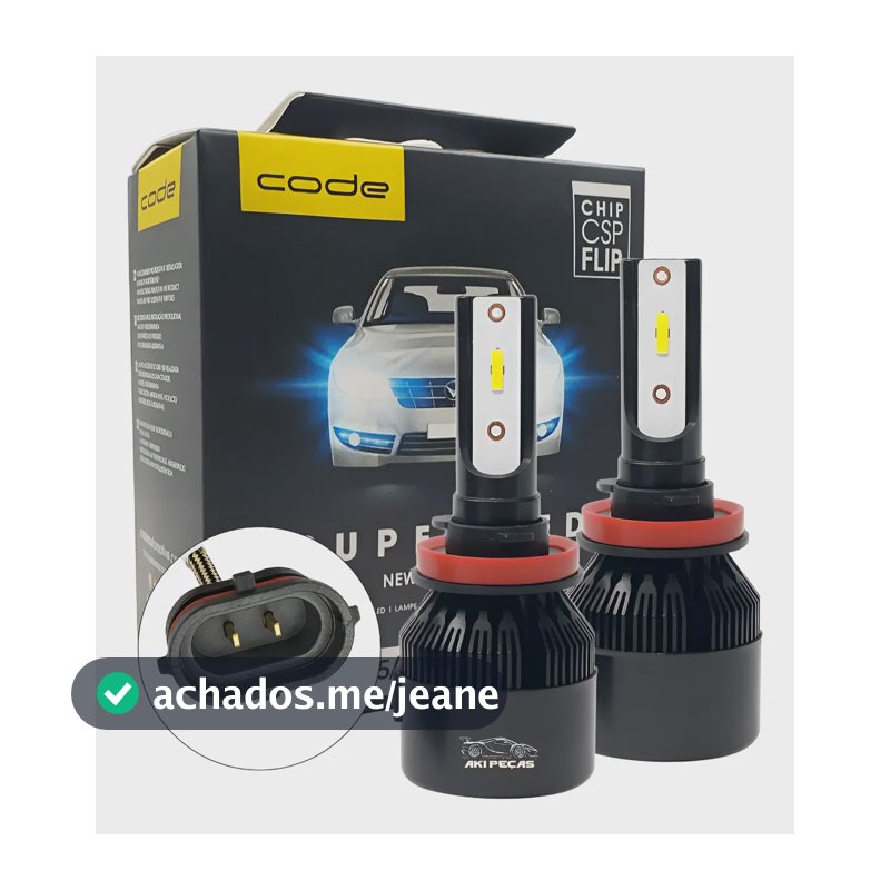 Kits Super Led H1 H3 H4 H7 H8 H9 H11 H16 H27 Hb3 Hb4 Techone H8 H9 H11 H16 8.000k