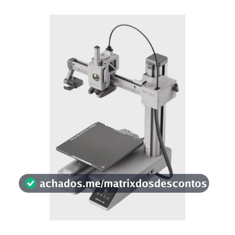 Impressora 3D Bambu Lab A1 Mini cor cinza Sem AMS