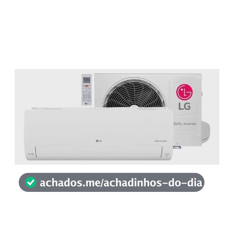 Ar Condicionado LG Dual Inverter Ai Voice 24000 Btu Qf