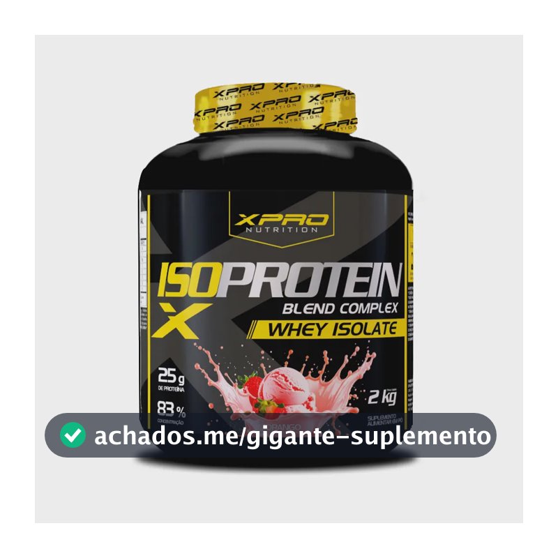 Whey protein Musclebox Iso Blend Complex zero açucar Low em pó sabor Morango x 2kg