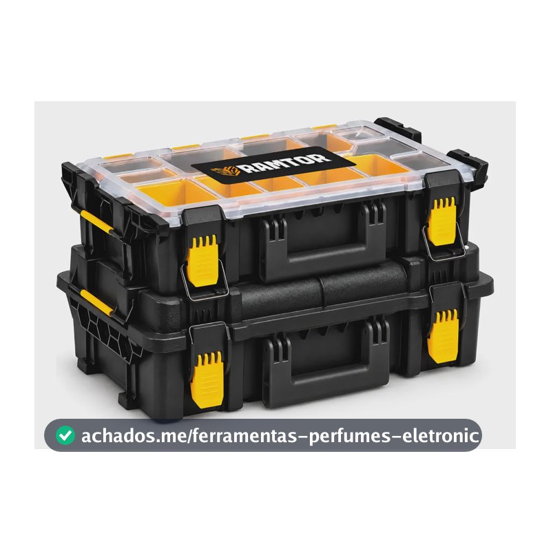Kit Maleta Ferramentas Modular Com Organizador Anti Impacto Amarelo/preto