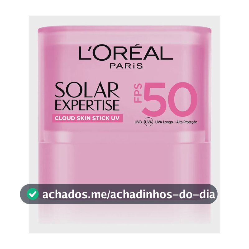 Protetor Solar em Bastão L'Oréal Paris Solar Expertise Cloud Skin FPS 50 12.2g