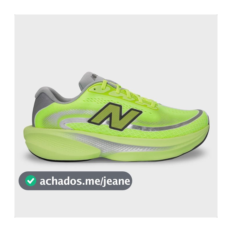 Tênis New Balance Masculino Fresh Foam Ellipse Corrida Verde-limão 44 Br