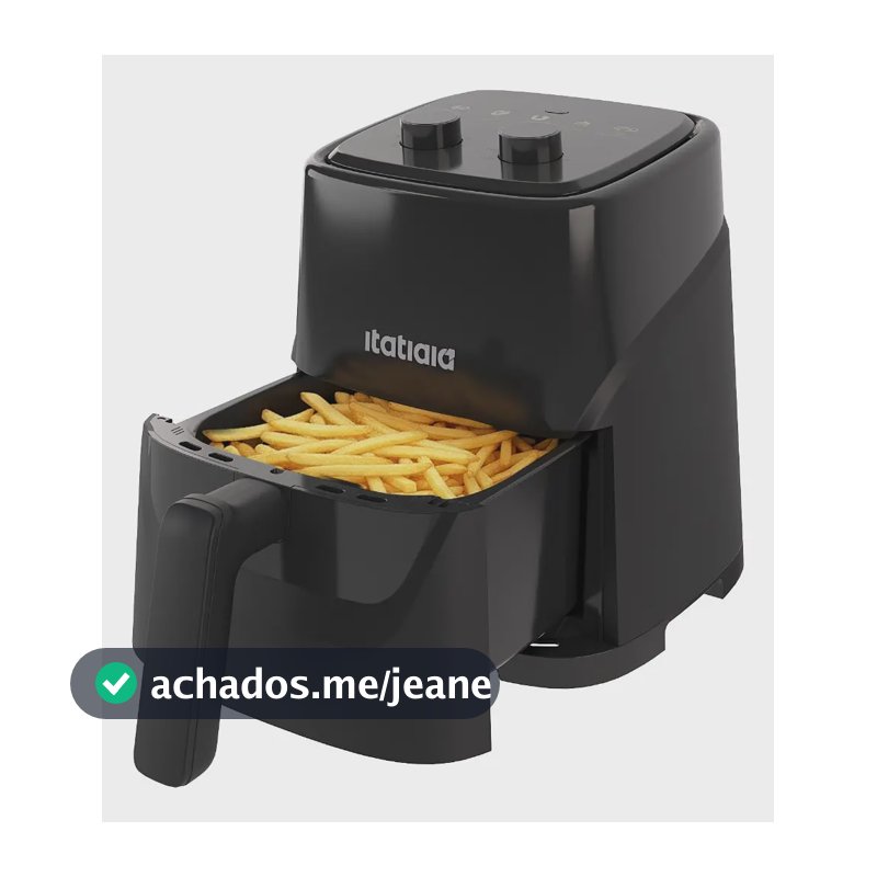 Fritadeira Itatiaia Afita1035a 3,5l Preto - Preto