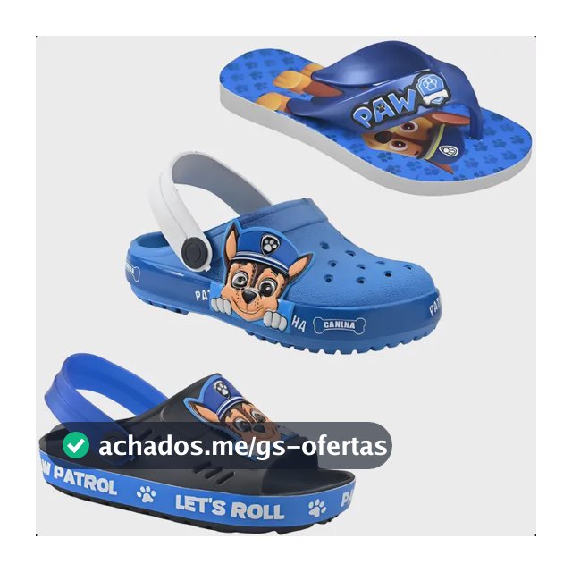 Kit 3 Em 1 Sandália + Babuche + Chinelo Infantil Menino Kids