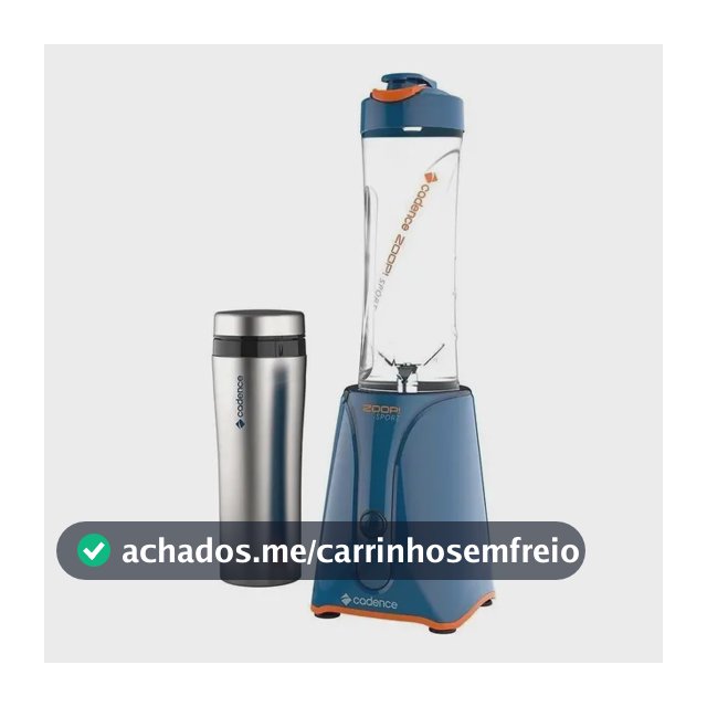 Blender Zoop Sport Inox Cadence Com 2 Jarras