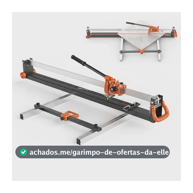 Riscadeira Pisos Profissional Yesop 125cm 26 Rolamentos Cortador Manual Porcelanato Azulejo C/ Guia Laser