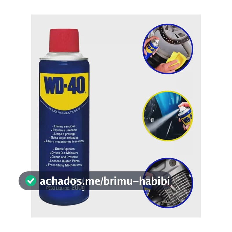 Wd40 Lubrificante Óleo Multiuso 300ml Desengripante