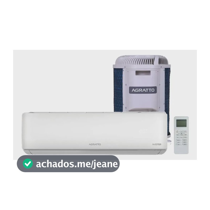 Ar Condicionado Split Hi Wall Inverter R-32 Zen Agratto 9.000 Btus Só Frio Monofásico Branco 220v