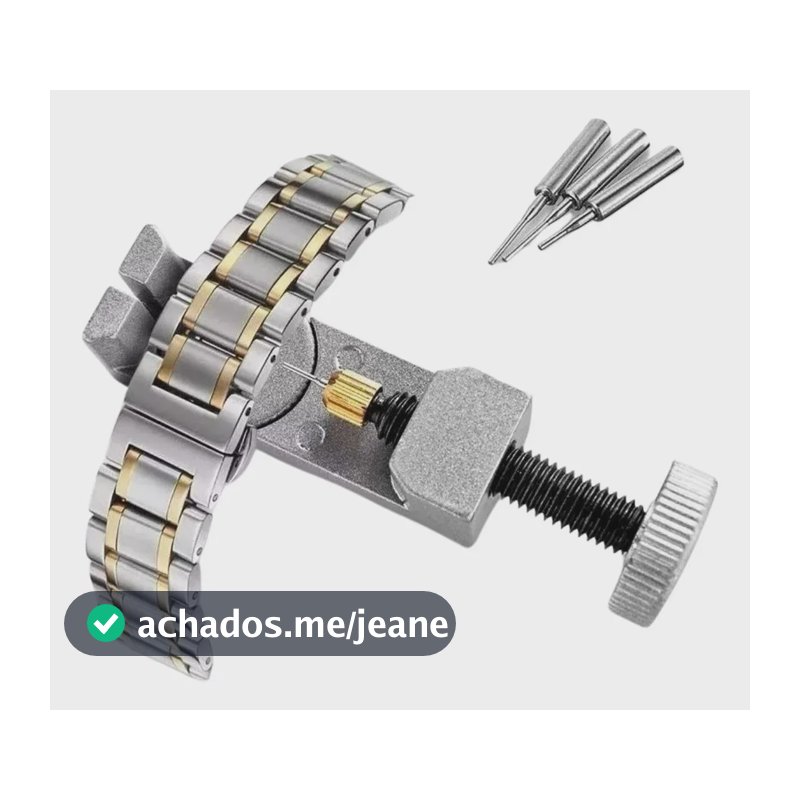 Ferramenta Tira Pino Ajusta Saca Pulseira De Relógio Em Aço