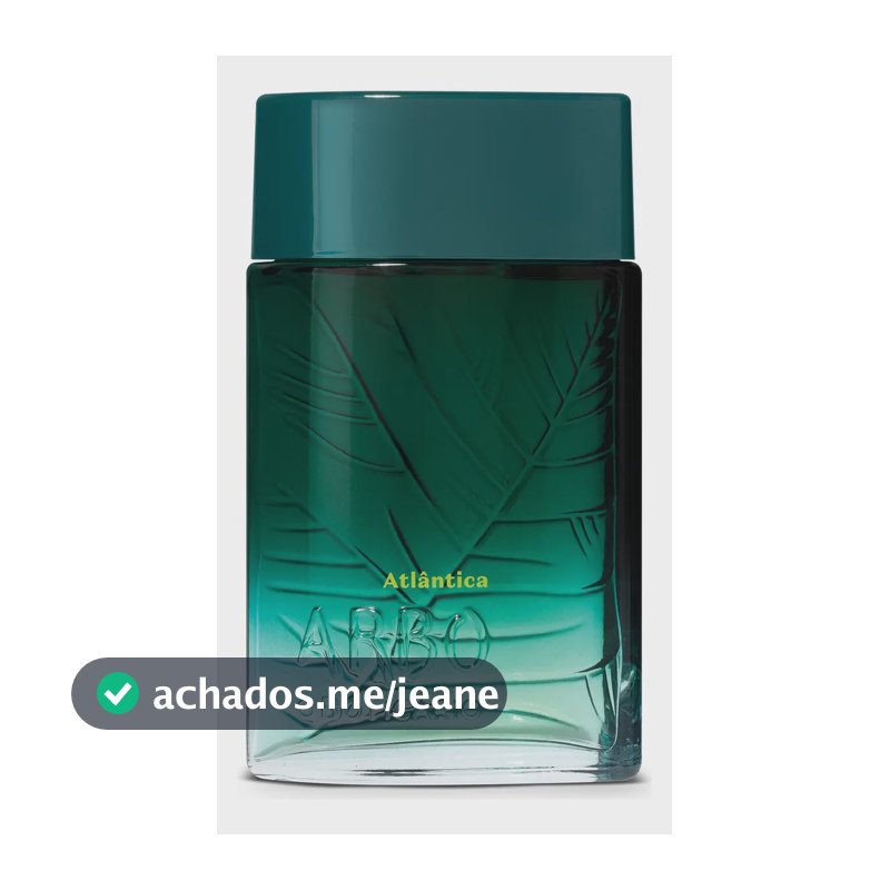Perfume Arbo Atlântica O Boticário Cítrico Amadeirado 100ml