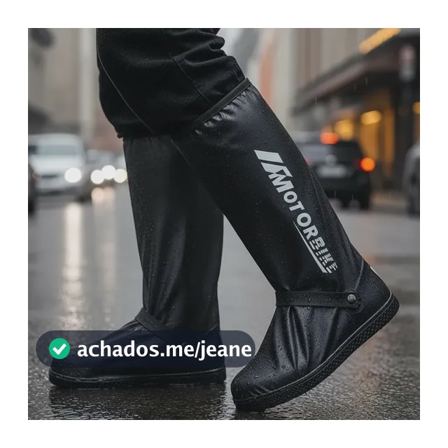 Capa Protetora Impermeável Para Bota Motoboy Resistente