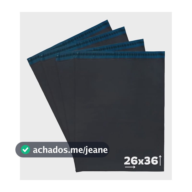 Envelope Segurança De Envio Com Lacre 26x36 500 Unidades Cinza-escuro