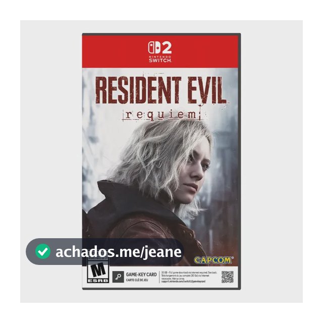 Jogo Resident Evil Requiem Switch 2 Br