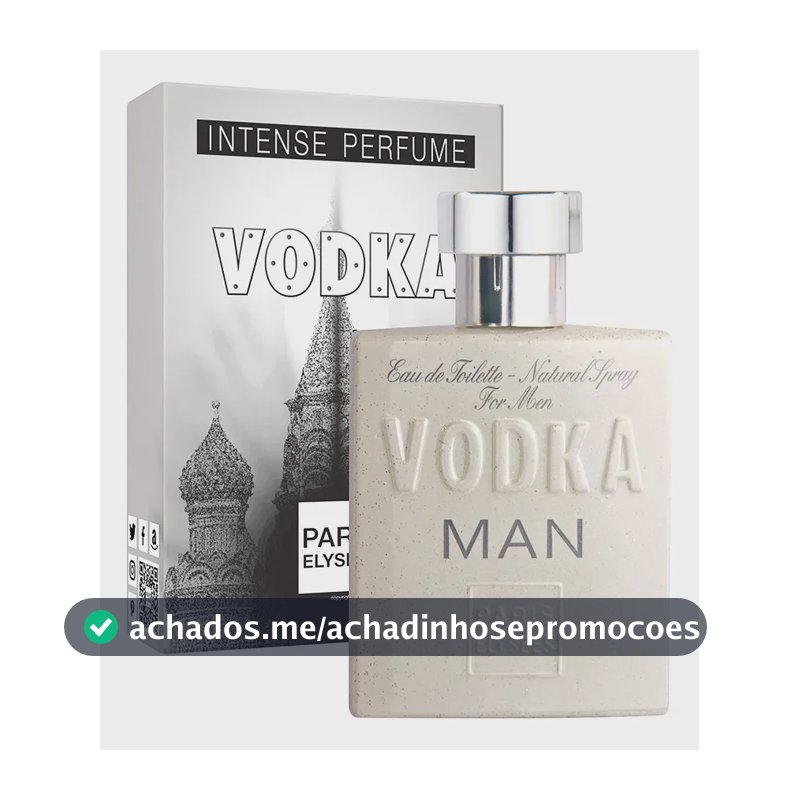 Perfume Vodka Man Paris Elysees Masculino Intense 100ml